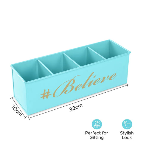 Dudki Believe Stainless Steel Desk Organizer