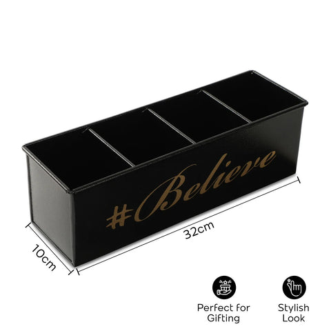 Dudki Believe Stainless Steel Desk Organizer