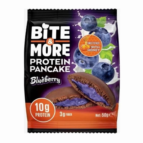 Bite & More Protein Pancake - Blueberry Pack of 12