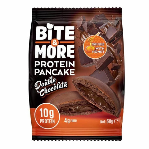 Bite & More Protein Pancake - Double Chocolate Pack of 12