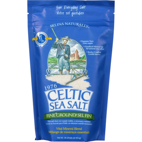 Celtic Sea Salt ®  Fine Ground (1 lb)