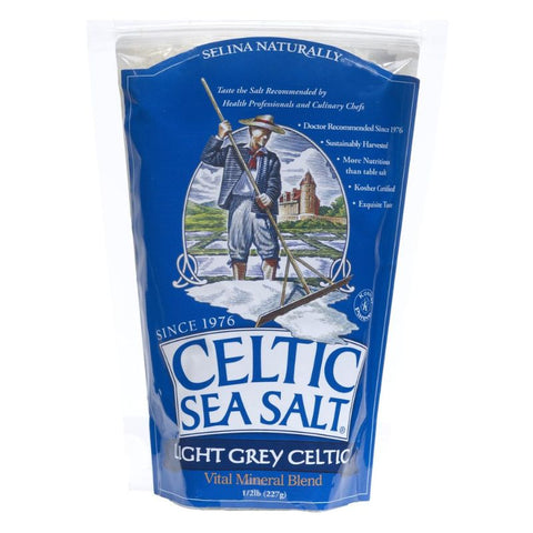 Celtic Sea Salt Light Grey Pouch, 0.57 Pound