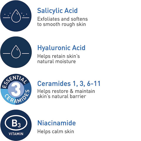 CeraVe SA Cleanser Salicylic Acid Face Wash