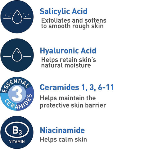 CeraVe SA Cleanser Salicylic Acid Face Wash