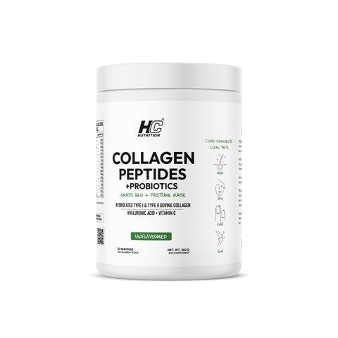 HC Nutrition Collagen Peptides + Probiotics 360gm