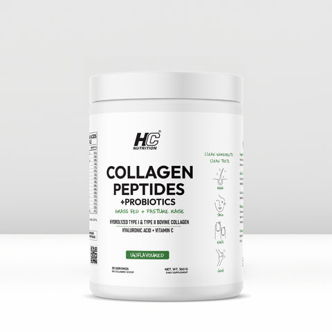 HC Nutrition Collagen Peptides + Probiotics 360gm