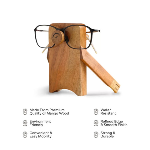 Dudki Handmade Wooden Eyeglass Holder