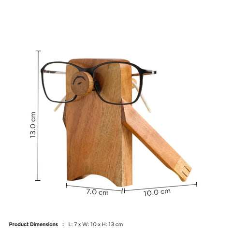 Dudki Handmade Wooden Eyeglass Holder