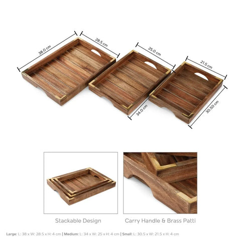 Dudki Handmade Wooden Serving Trays