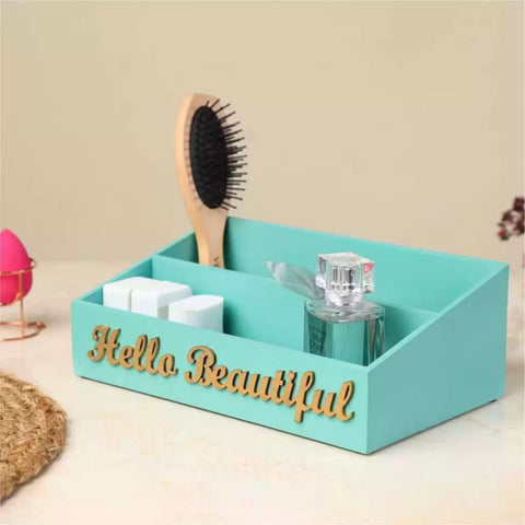 Dudki Hello Beautiful Cosmetic Desk Organizer/Caddy