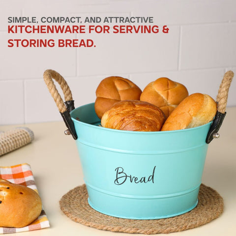 Dudki Metal Bread Basket Bucket