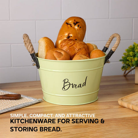 Dudki Metal Bread Basket Bucket