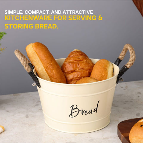 Dudki Metal Bread Basket Bucket