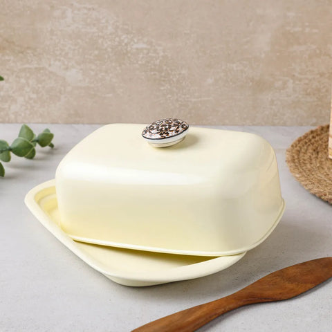 Dudki 500 Gm Capacity Stainless Steel Butter Dish