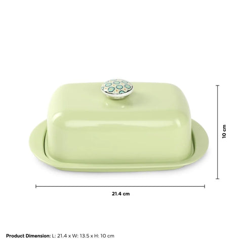 Dudki 500 Gm Capacity Stainless Steel Butter Dish