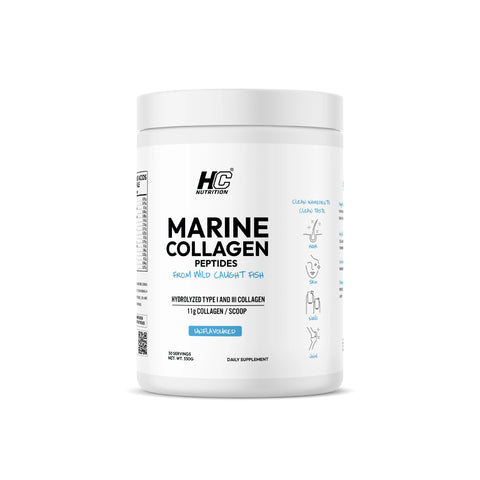 HC Nutrition Marine Collagen Peptides Vitamin C + Hyaluronic Acid 330gm