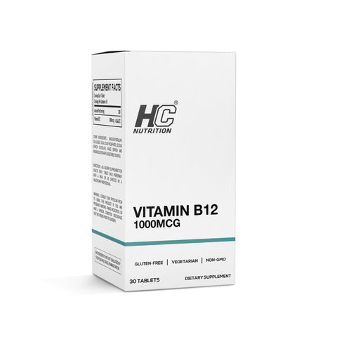 HC Nutrition Vitamin B12 1000MCG 30 tablets