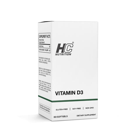 HC Nutrition Vitamin D3 5000iu 60 Softgel Capsules