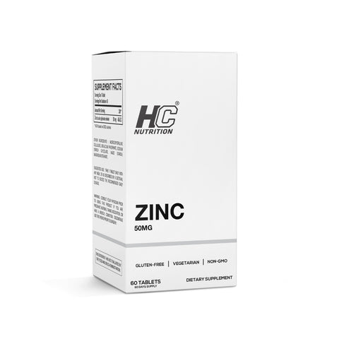 HC Nutrition Zinc 50mg 60 Tablets