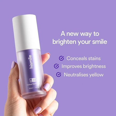 Hismile v34 Purple Teeth Whitening Toothpaste 30ml | 1 fl oz