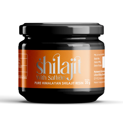 Makalu Shilajit Resin with Saffron (20gm)