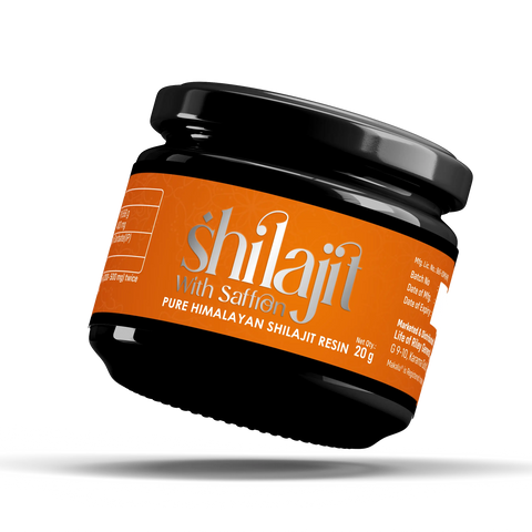 Makalu Shilajit Resin with Saffron (20gm)