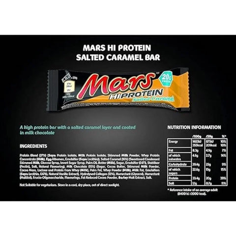 Mars Hi Protein Bars (12 x 59g) - Salted Caramel