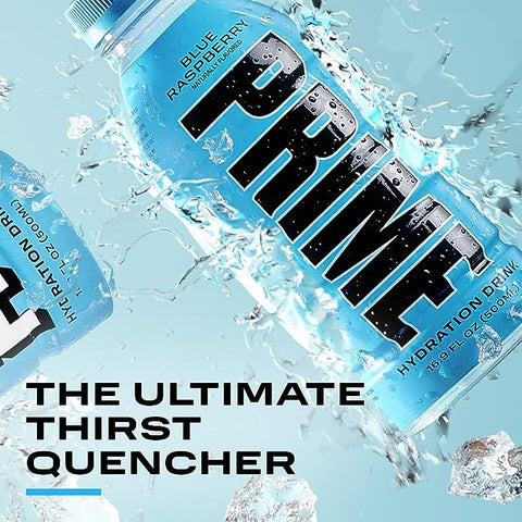 Prime Blue Raspberry Hydration Drink 500ML