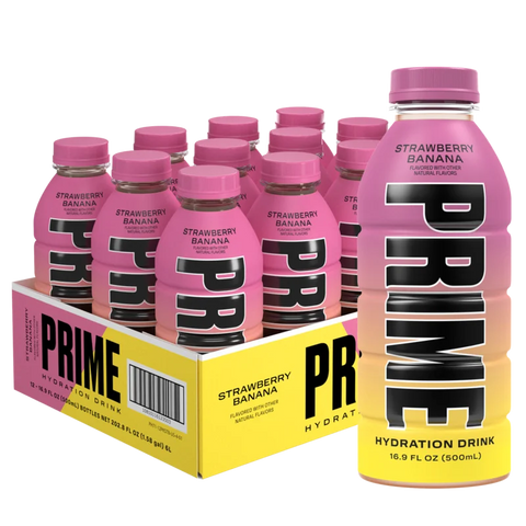 Prime Hydration Drink Strawberry Banana Flavour