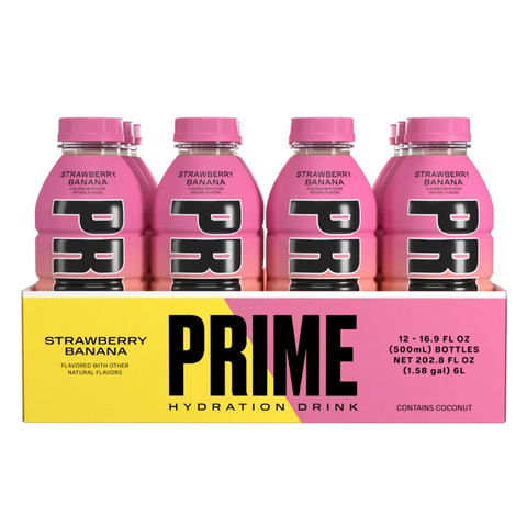 Prime Hydration Drink Strawberry Banana Flavour