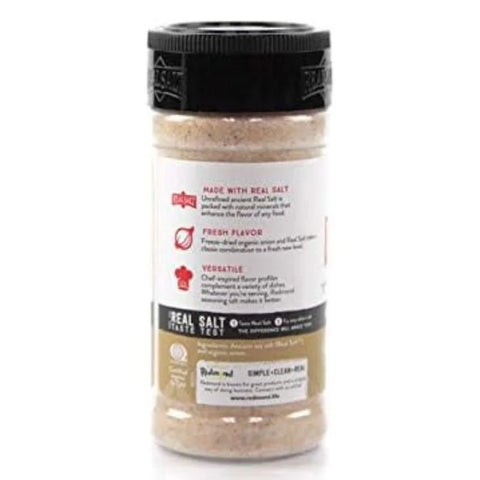 Redmond Organic Onion Real Salt 4.75 oz Bottle