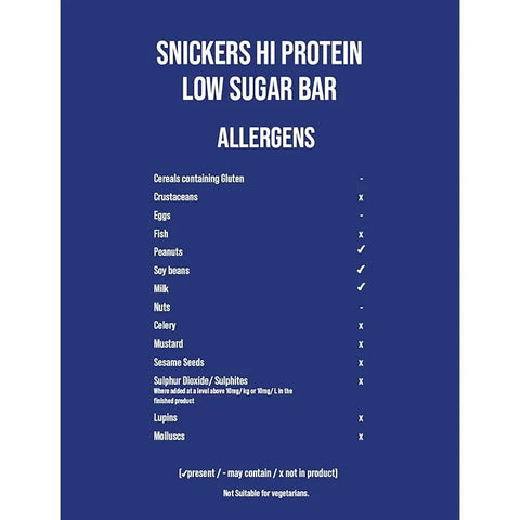 Snickers Milk Chocolate Low Sugar Protein Bars