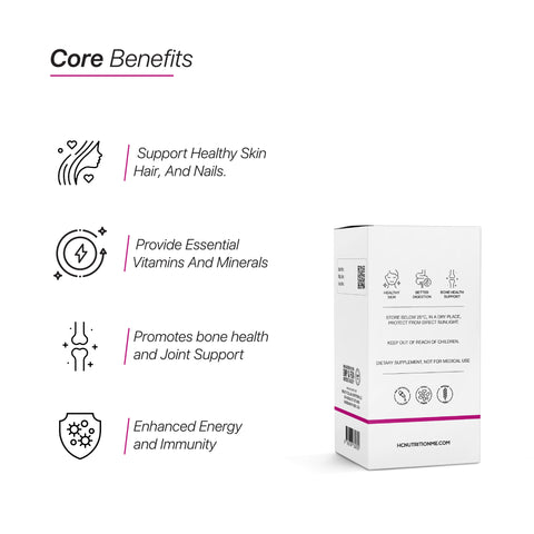 Women’s Once Daily Multivitamin With Probiotics + Marine  Collagen Tablets