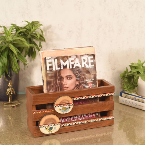 Dudki Melodic Haven Wooden Magazine Holder