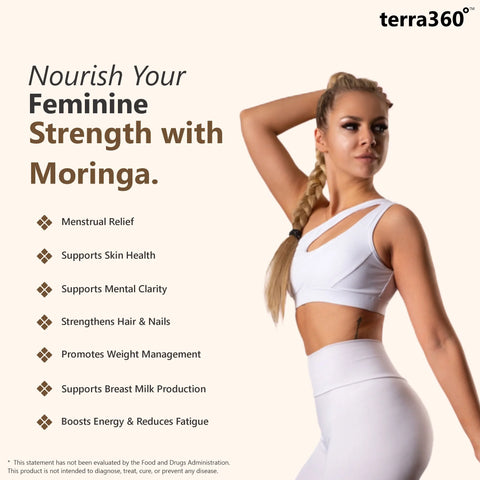 terra360° Moringa - Energy & Immune Support (60 Capsules)