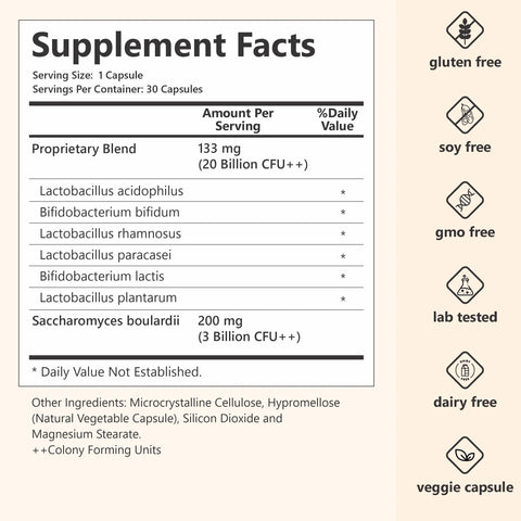 terra360° Probiotic - Digestive & Immune Boost (30 Capsules)