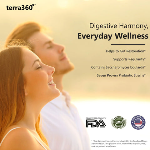 terra360° Probiotic - Digestive & Immune Boost (30 Capsules)