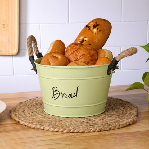 Dudki Metal Bread Basket Bucket