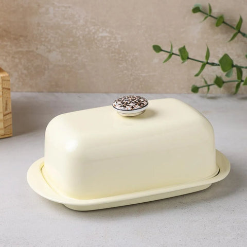 Dudki 500 Gm Capacity Stainless Steel Butter Dish