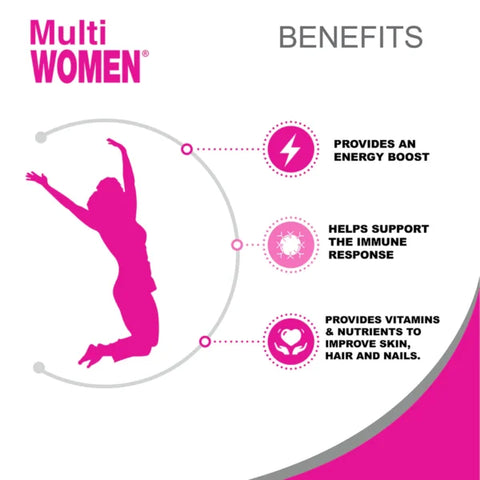 Multi Women - Daily Multivitamins for Women - 100 tablets - Life of Riley Supplements Trading LLC