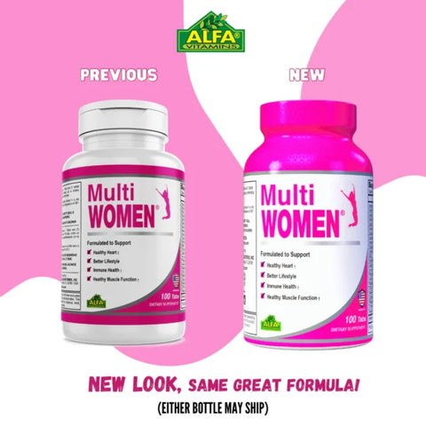 Multi Women - Daily Multivitamins for Women - 100 tablets - Life of Riley Supplements Trading LLC