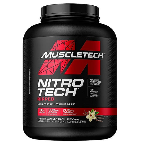 MuscleTech Nitro Tech Ripped Powder 4LB