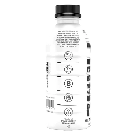 Prime Hydration Drink Sports Beverage "META MOON," Naturally Flavored, 10% Coconut Water, 250mg BCAAs, B Vitamins, Antioxidants, 834mg Electrolytes, Only 20 Calories per 16.9 Fl Oz Bottle - Life of Riley Supplements Trading LLC