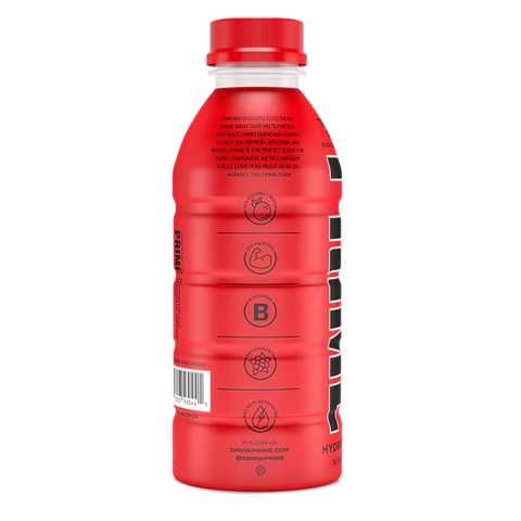 Prime Hydration Drink Sports Beverage "TROPICAL PUNCH," Naturally Flavored, 10% Coconut Water, 250mg BCAAs, B Vitamins, Antioxidants, 835mg Electrolytes, 25 Calories per 16.9 Fl Oz Bottle - Life of Riley Supplements Trading LLC