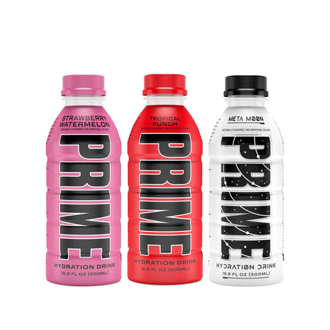 Prime Hydration Drink 500ml - 3 Flavours Combo Pack - Life of Riley Supplements Trading LLC