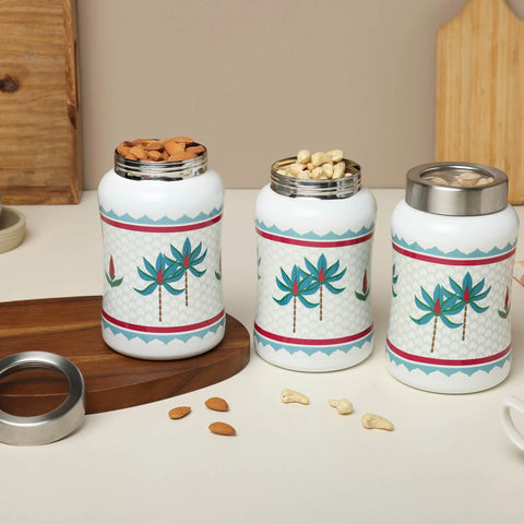 Tulip Canisters set of 3