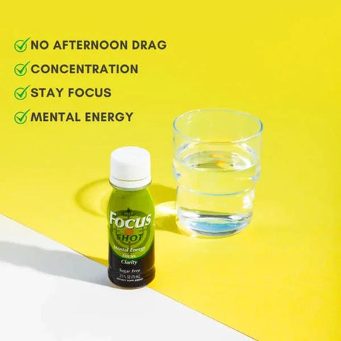 Focus Shot - Mental Energy - Focus & clarity - A Pack of 20 Bottles