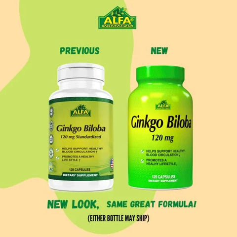Ginkgo Biloba 120 mg 120 CAPS